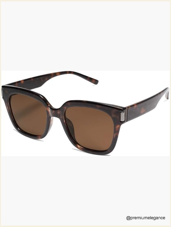 Trendy Square Large Polarized Sunglasses UV Protection Classic Retro main image 7